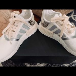 Adidas Womens Originals White Leopard